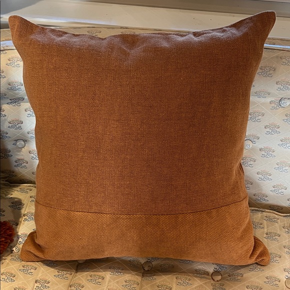 West Elm Honey Accent Pillow 68% cotton / 32% jute / 24 x 24 inches